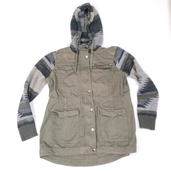 Jackets Coats Coffeeshop New York Utility Cargo Jacket Large